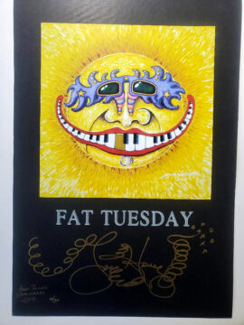 "Fat Tuesday" Mardi Gras SERIGRAPH, signed & remarqued 13" x 19"