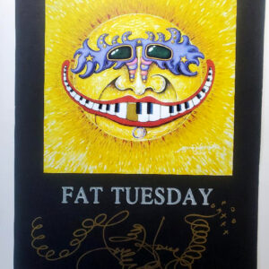 “Fat Tuesday” Mardi Gras SERIGRAPH, signed & remarqued 13″ x 19″