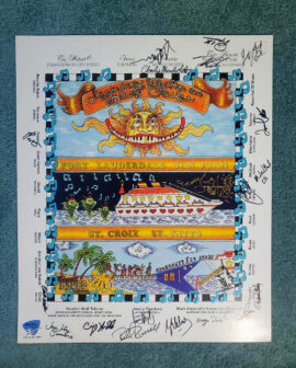 "Legendary Rhythm and Blues Cruise" 2008 Limited Edition Print, with autographs