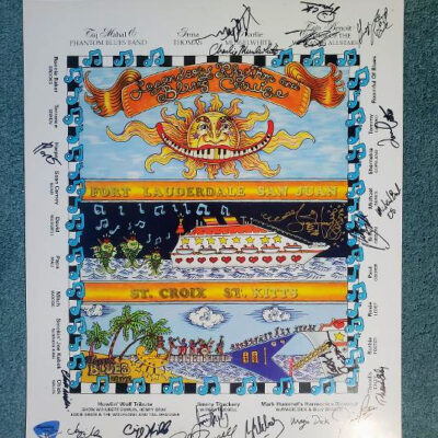 “Legendary Rhythm and Blues Cruise” 2008 Limited Edition Print, with autographs