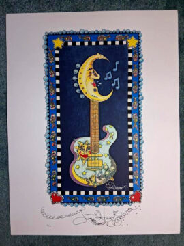 "Lunar Tuner" HAND PULLED SERIGRAPH, signed 20 x 26 inches