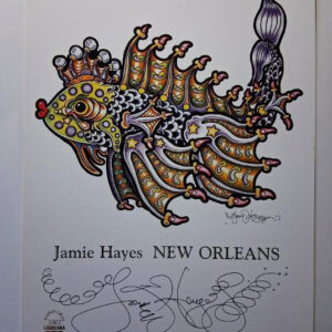 2002 Pucker Fish Limited Edition Print, siigned