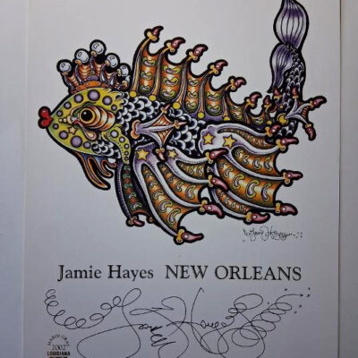 2002 Pucker Fish Limited Edition Print, siigned