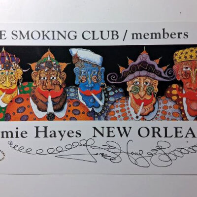 “The Smoking Club Members Only” Limited Edition Print, signed 2004